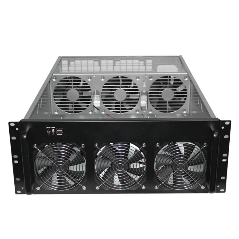 8 Gpu 4U Server Chassis - Boîtier 4U pour 6 GPU, boîtier