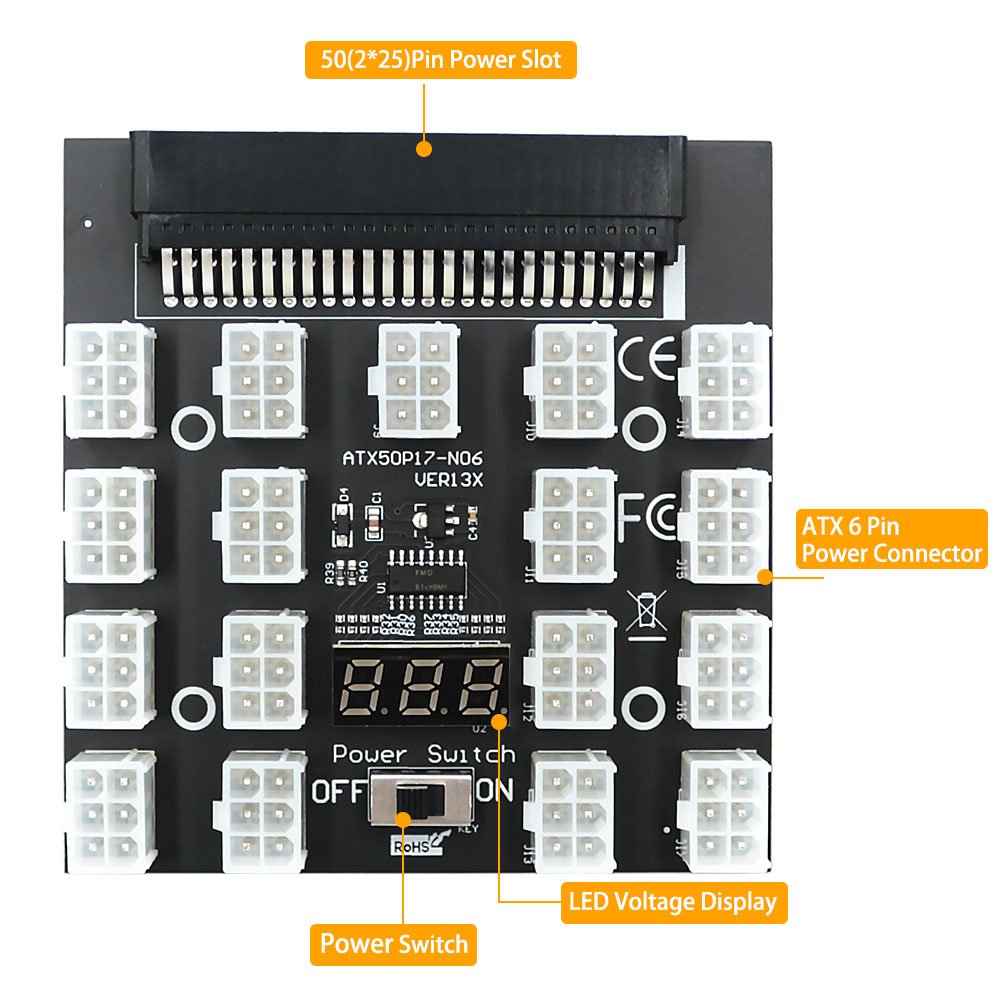 Carte de dérivation d'adaptate - 2400W Server Psu Breakout Board avis et prix